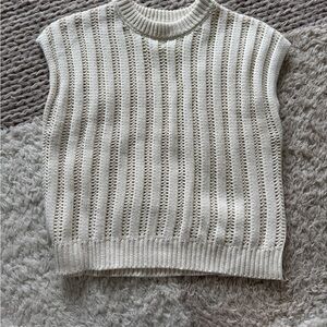 Jessica Simpson Cream Crew Neck Sweater